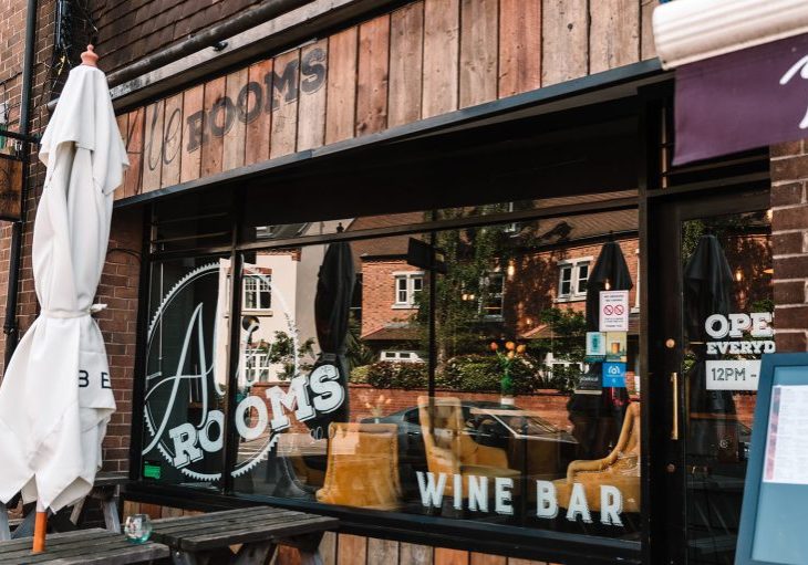 A view of the Ale Rooms from Knowle High Street