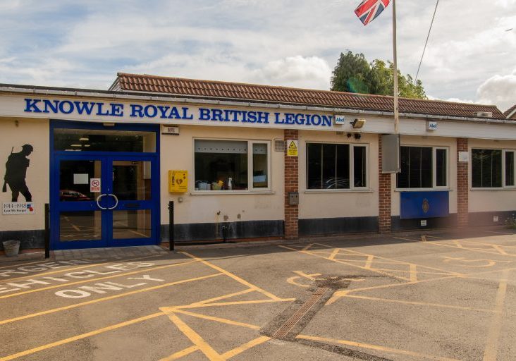 Outside Knowle British Legion Outside the Royal British Legion in Knowle
