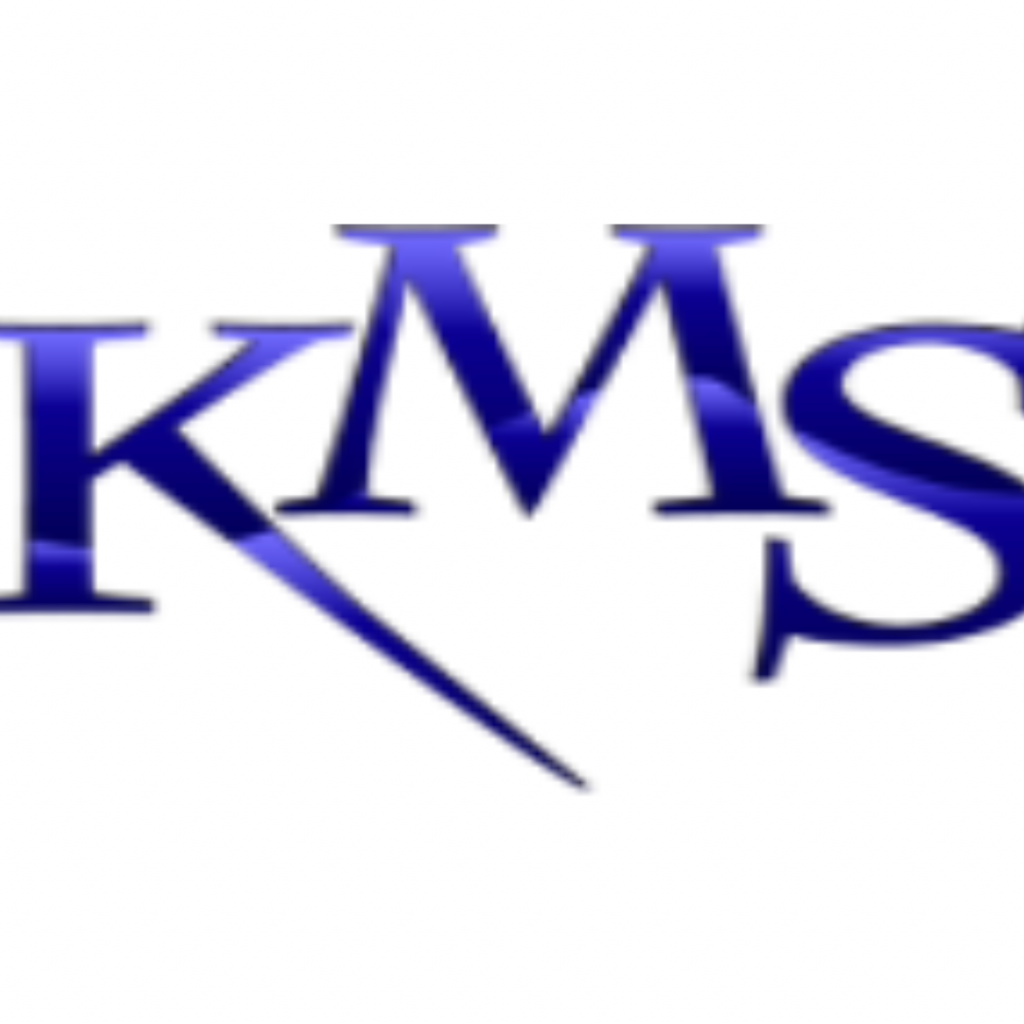 The letters KMS are in blue, representing Knowle Musical Society