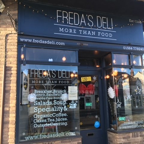 The front of Freda's Deli Knowle